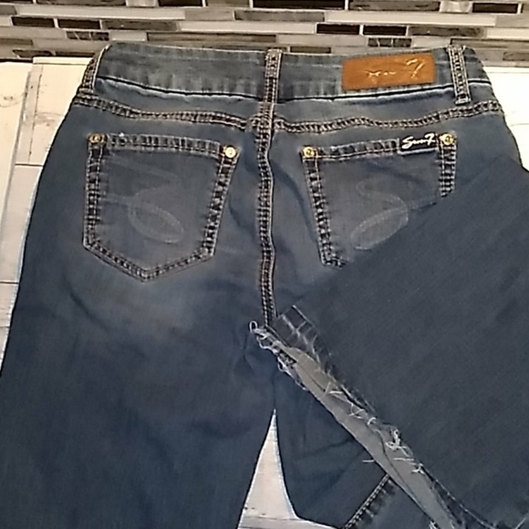 Seven 7 4 flare raw hem - Picture 3 of 3